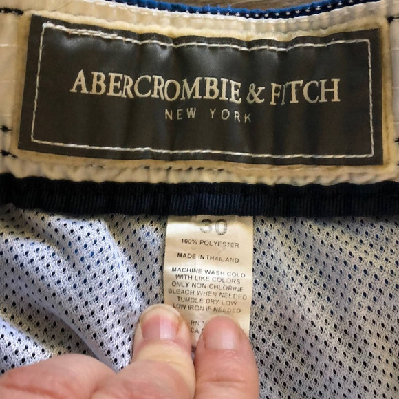 Abercrombie & Finch Board Shorts Size Small 30 - Picture 7 of 9